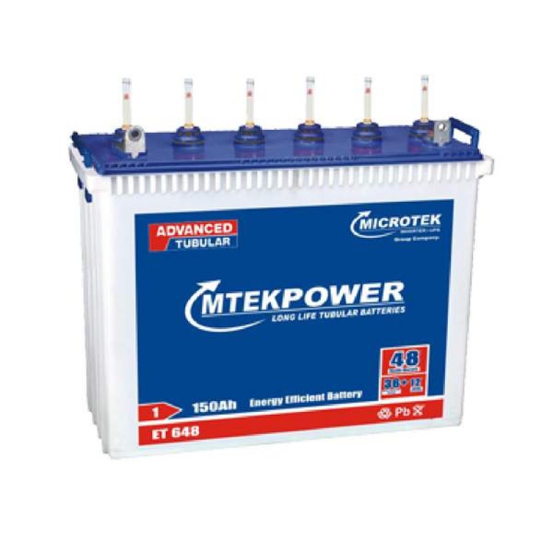 Microtek TT 2460 150AH Mtek power Tall Tubular Battery
